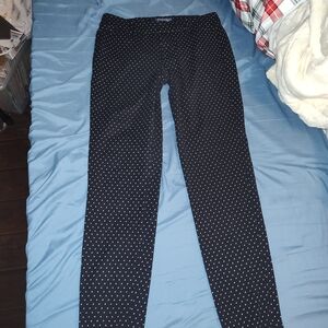 Black and White Polka Dot Old Navy Low Rise Waist Pants